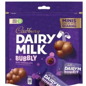 Cadbury Dairy Milk Bubbly Minis Bag in Pakistan