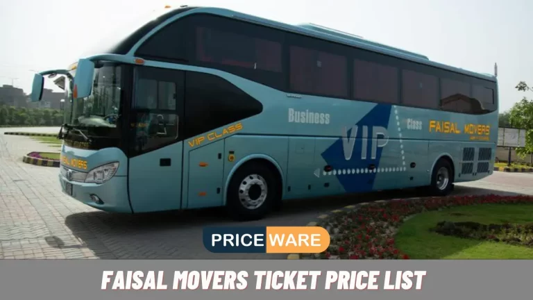 Faisal Movers Ticket Price List Today 2024 | All Categories & Fare