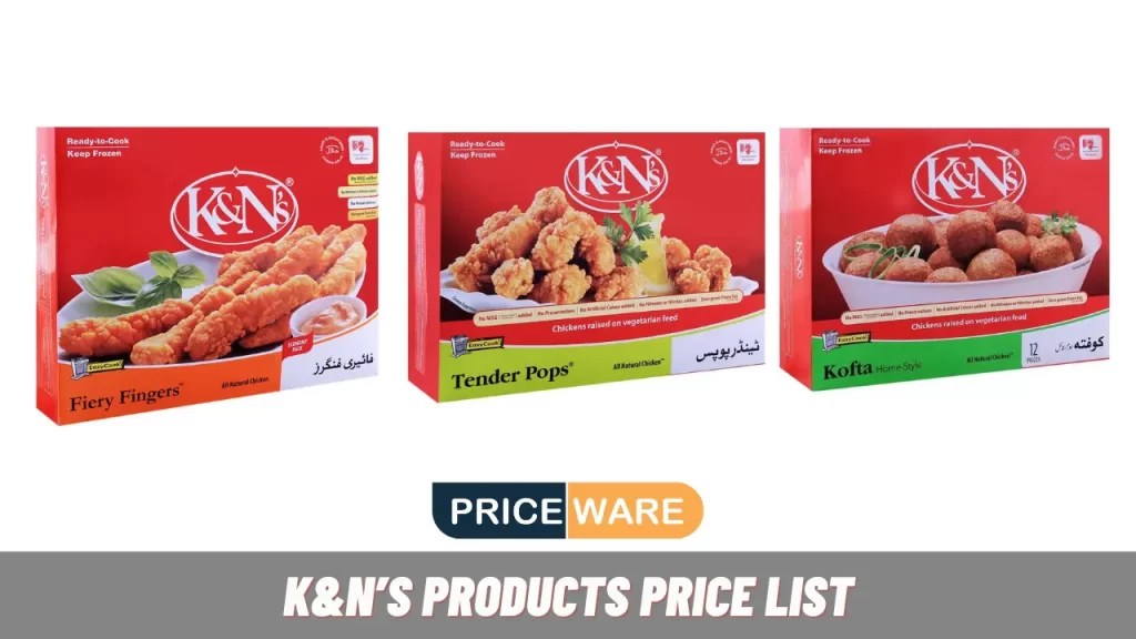 K&N’s Products Price List