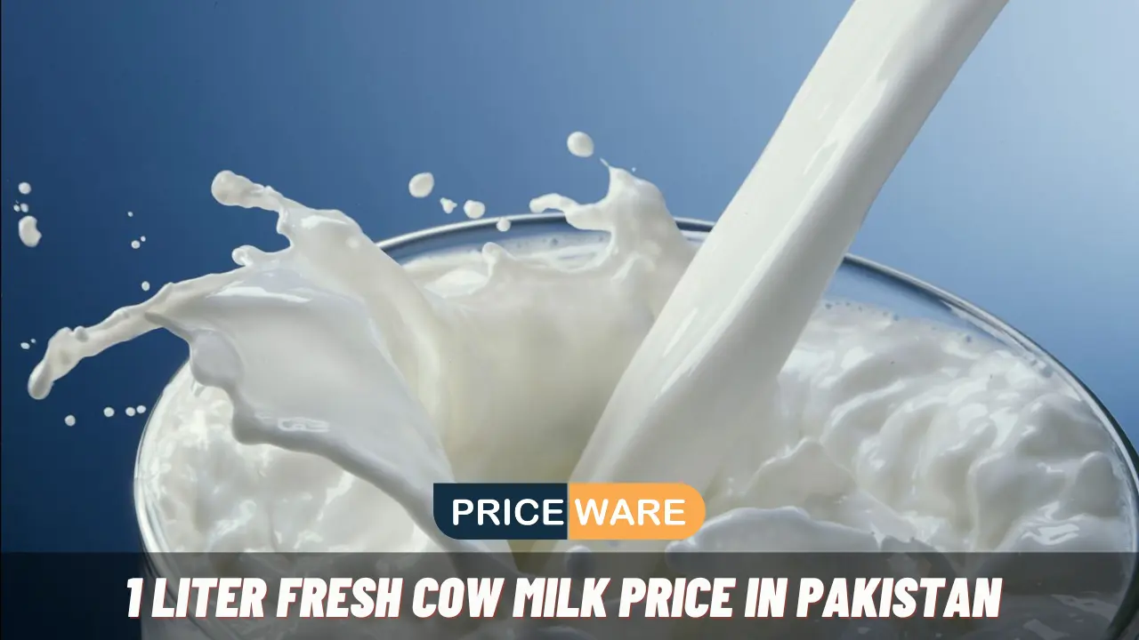1 Liter Fresh Cow Milk Price in Pakistan