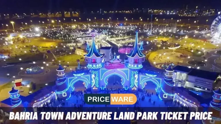 Bahria Town Adventure Land Theme Park Ticket Price 2024