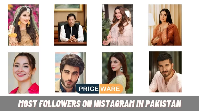 Most Followers on Instagram in Pakistan 2024 | PriceWare
